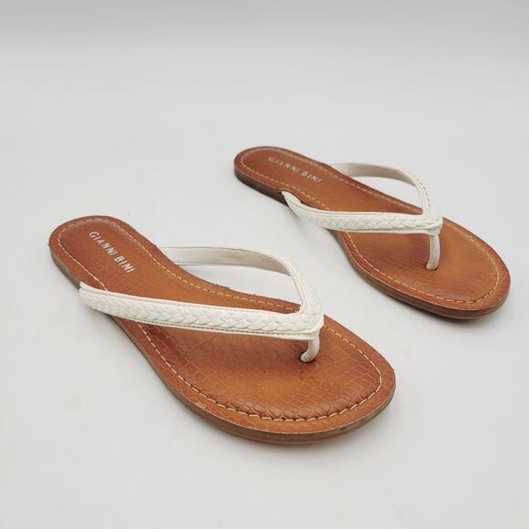Gianni Bini Rope & Jewels Sandals Flip Flops Thongs Women's Sz 6 - Picture 4 of 9